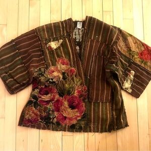 Magnolia Pearl “NO ARTIST CAN TOLERATE REALITY” Patchwork Jacket *SOLD OUT*